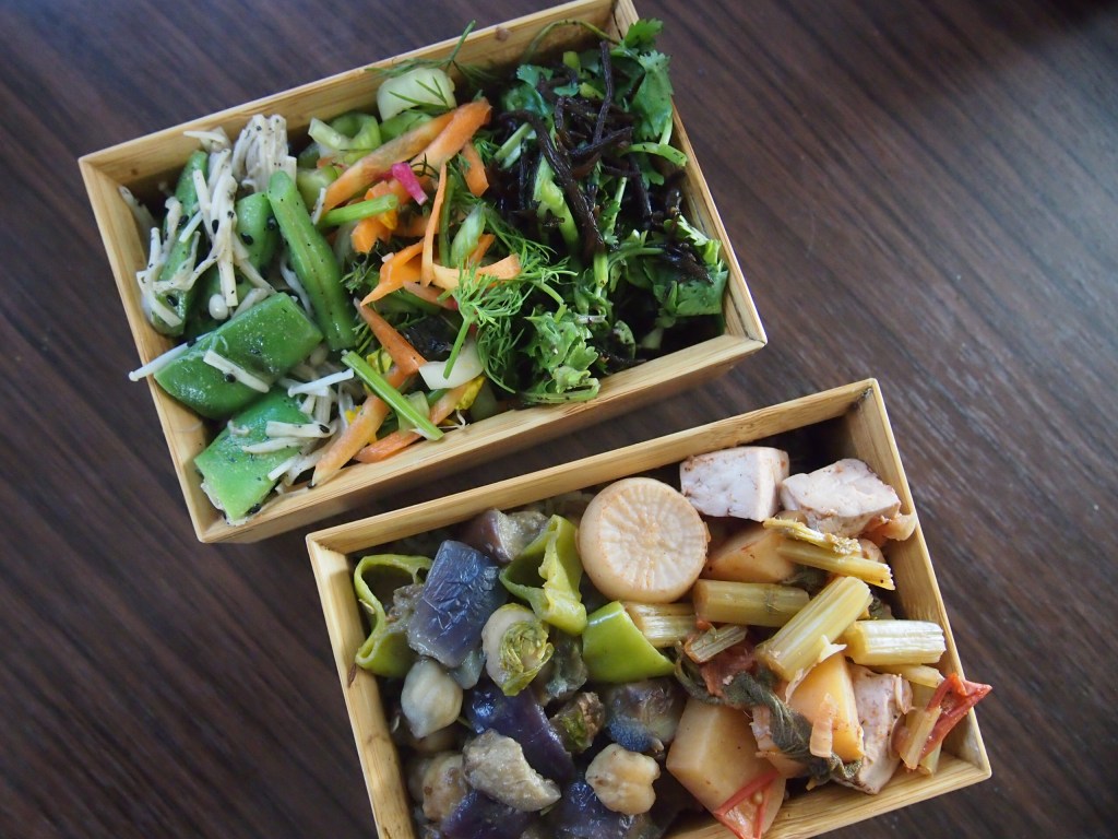 定番おかずと新メニューを組み合わせたお弁当レシピ